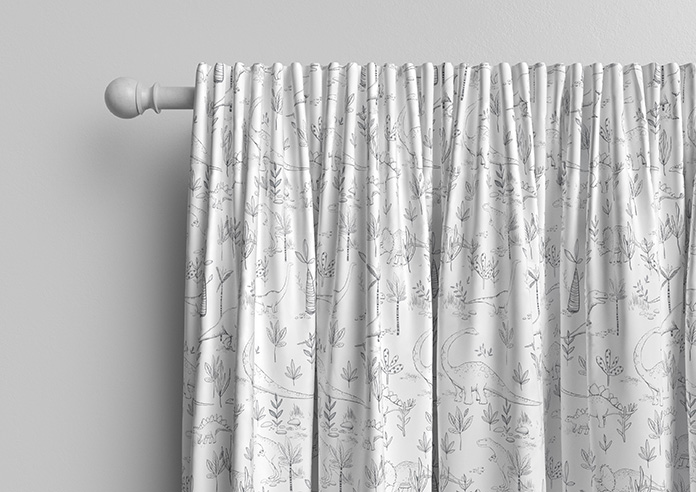 Dino Park, Anthracite - Made to Measure Curtains - Image 10